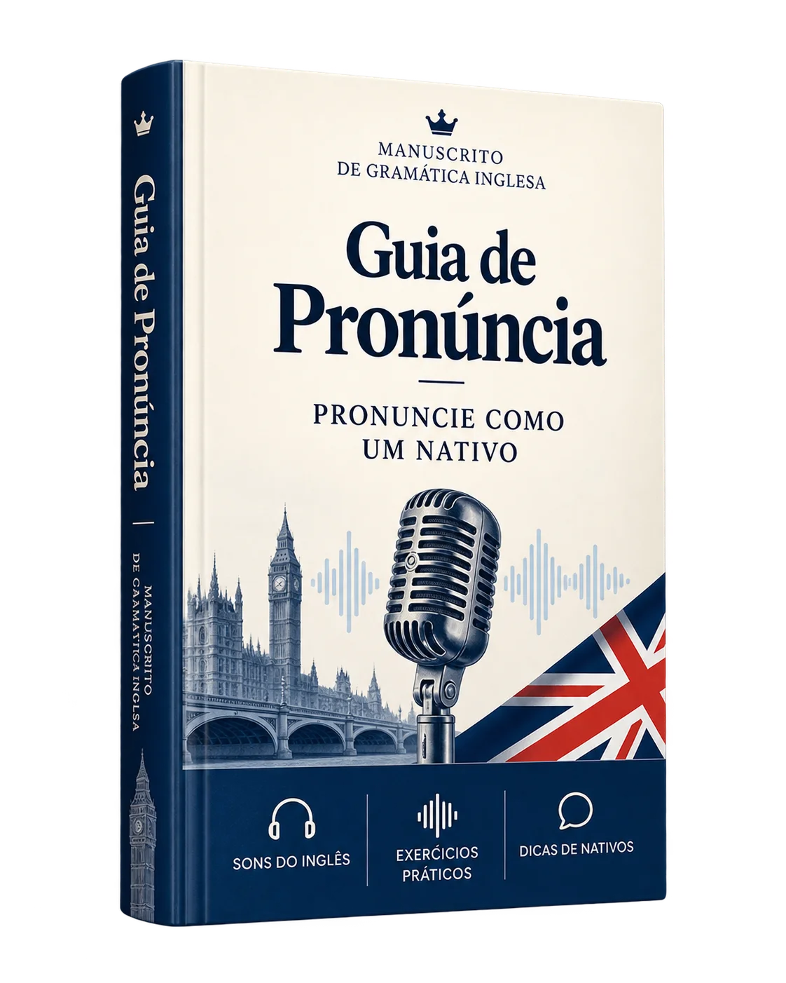 Mockup do bônus Guia de Pronúncia