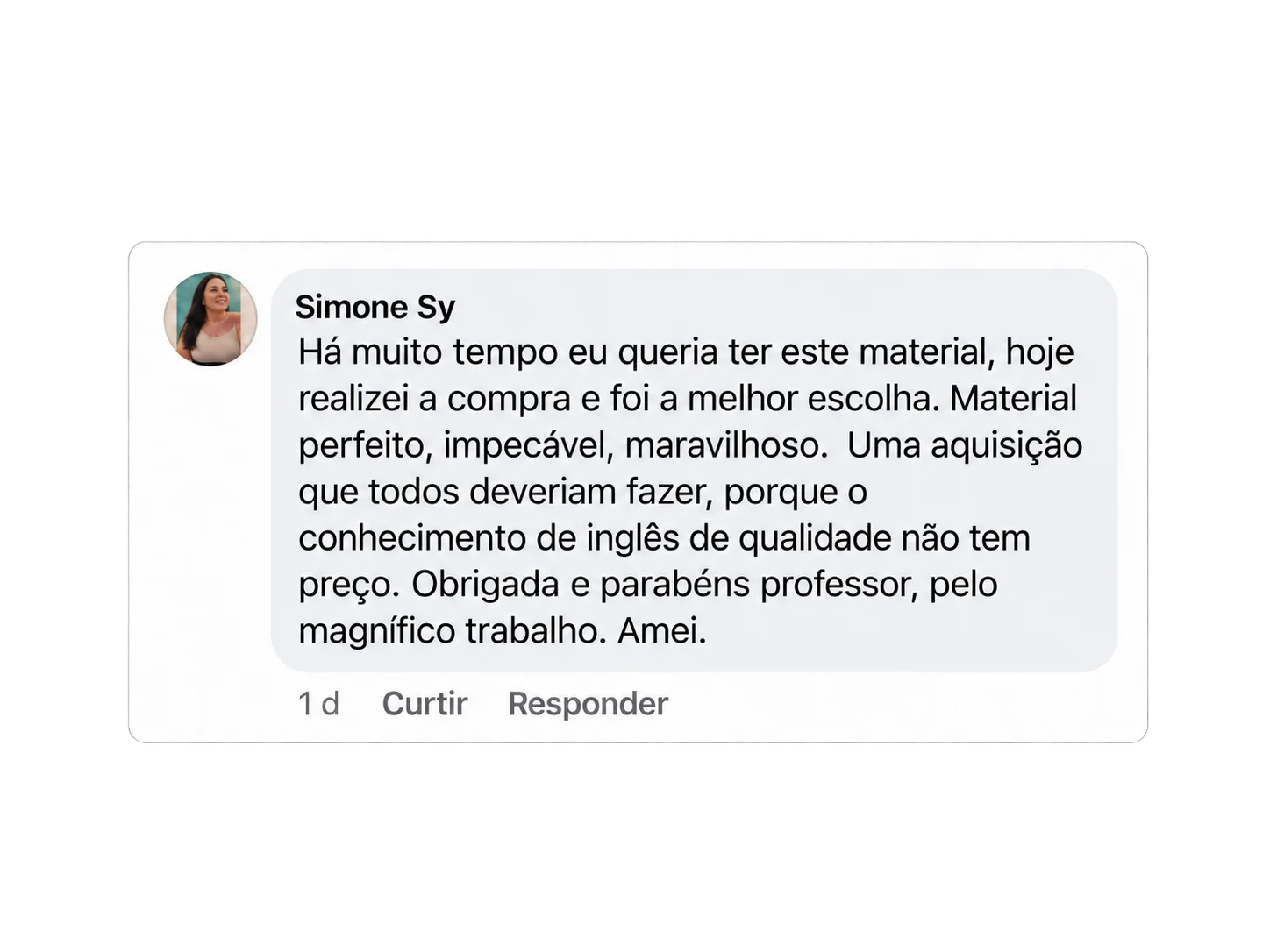 Depoimento sobre a qualidade do Manuscrito
